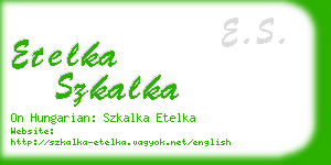 etelka szkalka business card